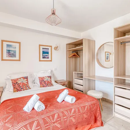 T2 Confort Proche Plage, Climatisation, Parking Inclus Ле-Лаванду